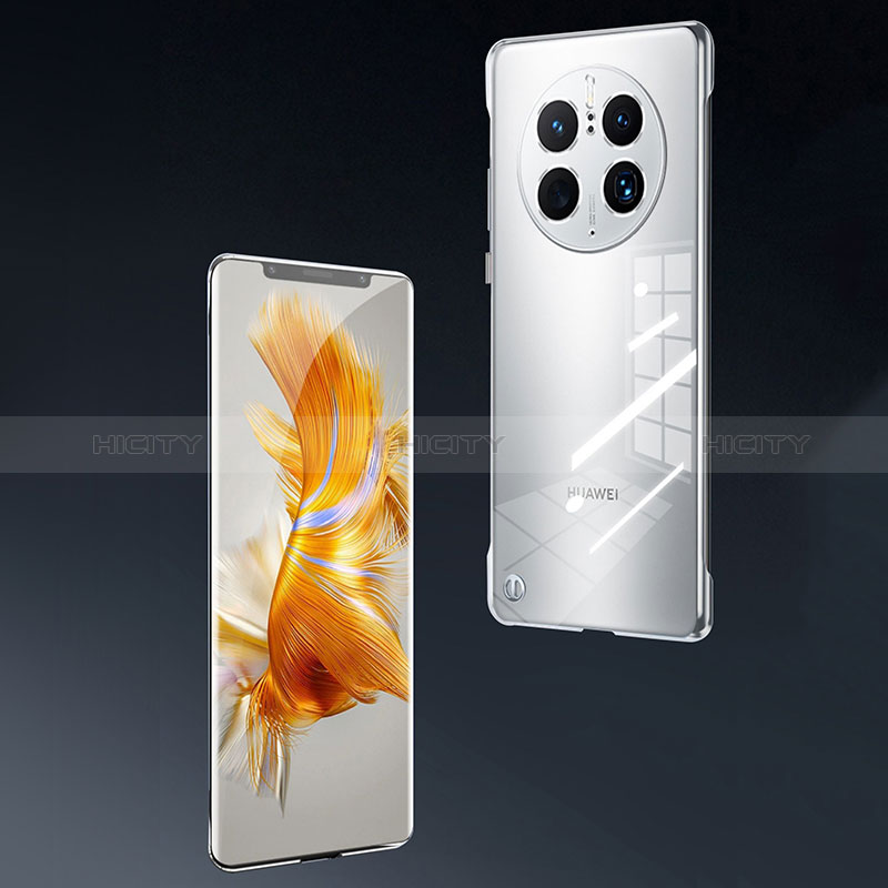 Carcasa Dura Cristal Plastico Funda Rigida Sin Marco Transparente H01 para Huawei Mate 50 Pro