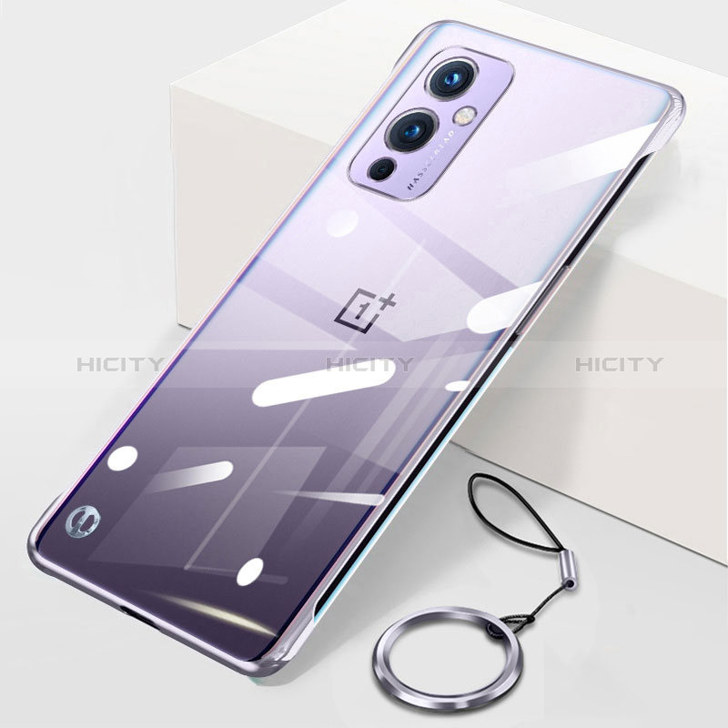 Carcasa Dura Cristal Plastico Funda Rigida Sin Marco Transparente H01 para OnePlus 9 5G