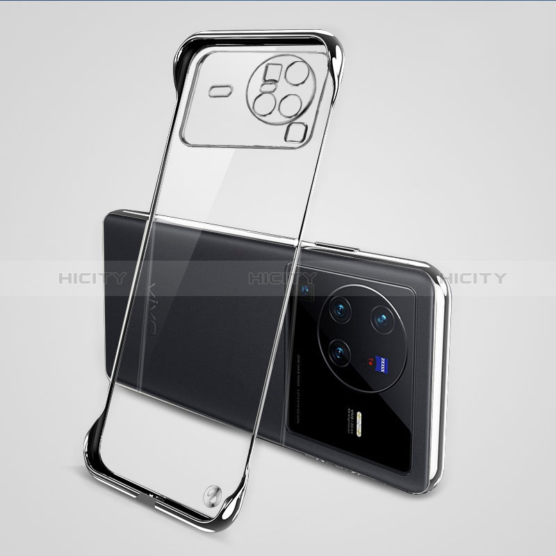 Carcasa Dura Cristal Plastico Funda Rigida Sin Marco Transparente H01 para Vivo X80 Pro 5G