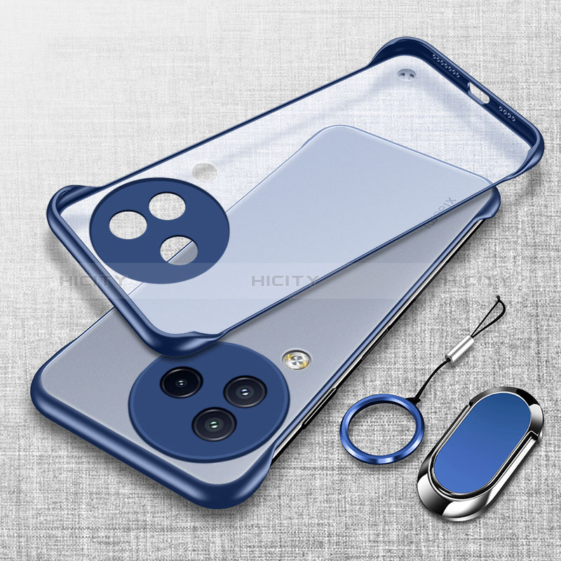 Carcasa Dura Cristal Plastico Funda Rigida Sin Marco Transparente H01 para Xiaomi Civi 3 5G Azul