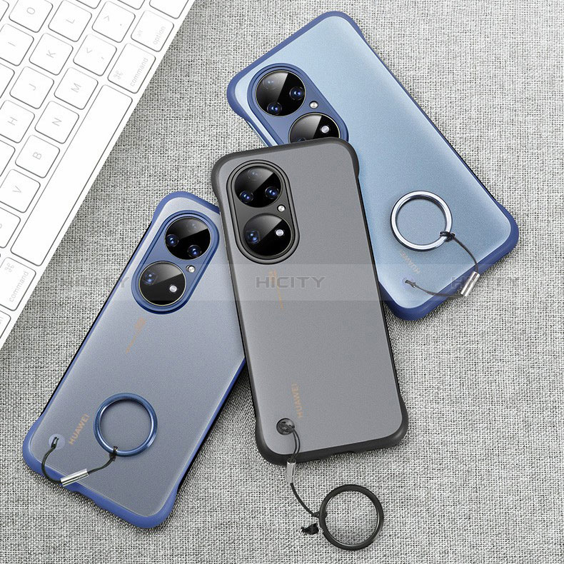 Carcasa Dura Cristal Plastico Funda Rigida Sin Marco Transparente H02 para Huawei P50 Pro