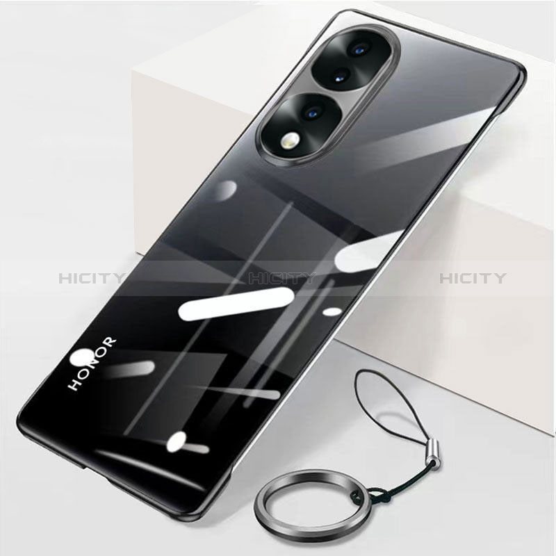 Carcasa Dura Cristal Plastico Funda Rigida Sin Marco Transparente H04 para Huawei Honor 70 Pro+ Plus 5G