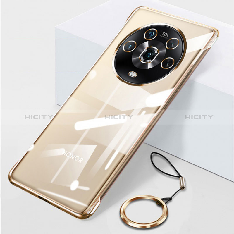 Carcasa Dura Cristal Plastico Funda Rigida Sin Marco Transparente para Huawei Honor Magic4 5G Oro