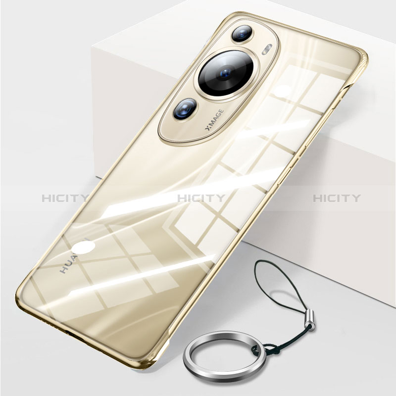 Carcasa Dura Cristal Plastico Funda Rigida Sin Marco Transparente para Huawei P60 Art