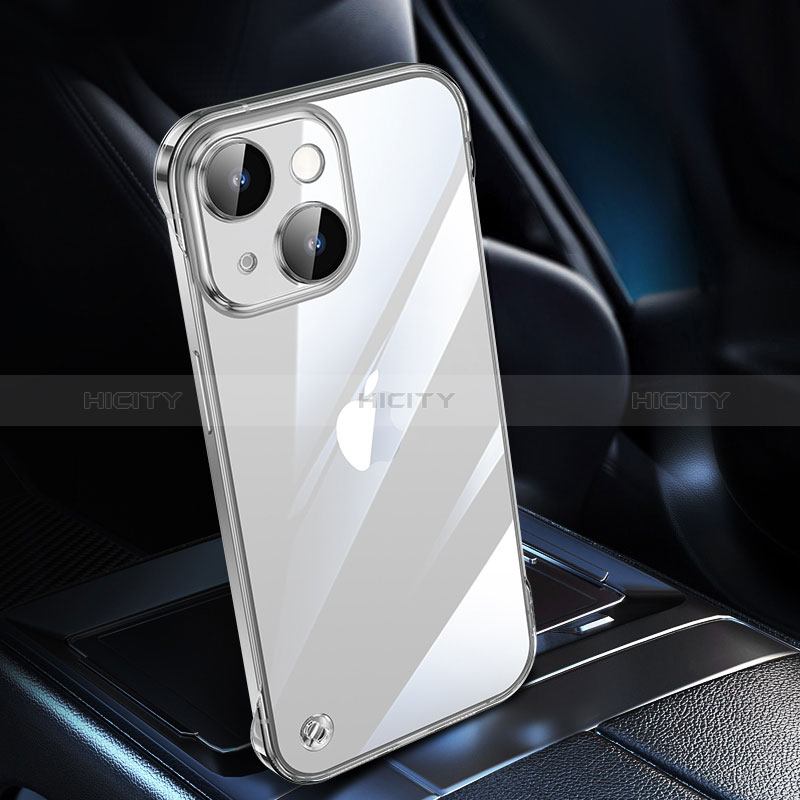 Carcasa Dura Cristal Plastico Funda Rigida Transparente Gradiente QC2 para Apple iPhone 13