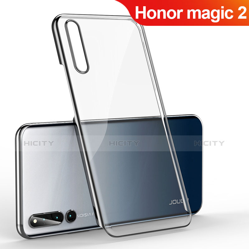 Carcasa Dura Cristal Plastico Funda Rigida Transparente H01 para Huawei Honor Magic 2 Negro