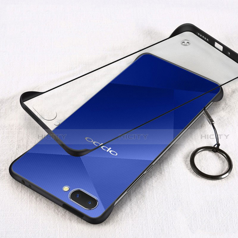 Carcasa Dura Cristal Plastico Funda Rigida Transparente H01 para Oppo A5