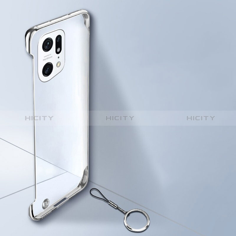 Carcasa Dura Cristal Plastico Funda Rigida Transparente H01 para Oppo Find X5 5G