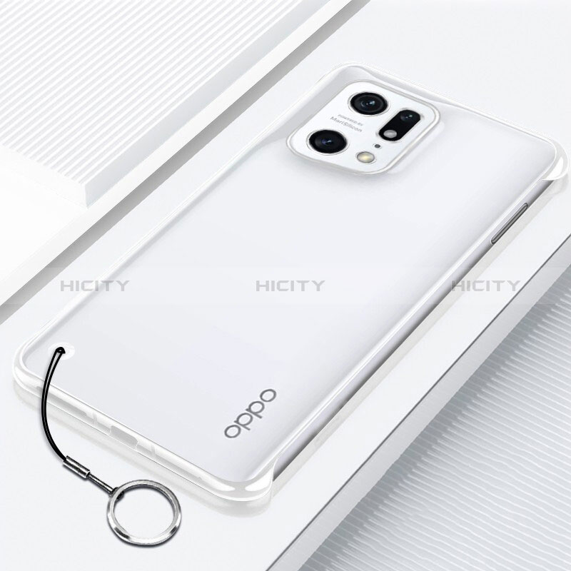 Carcasa Dura Cristal Plastico Funda Rigida Transparente H01 para Oppo Find X5 5G