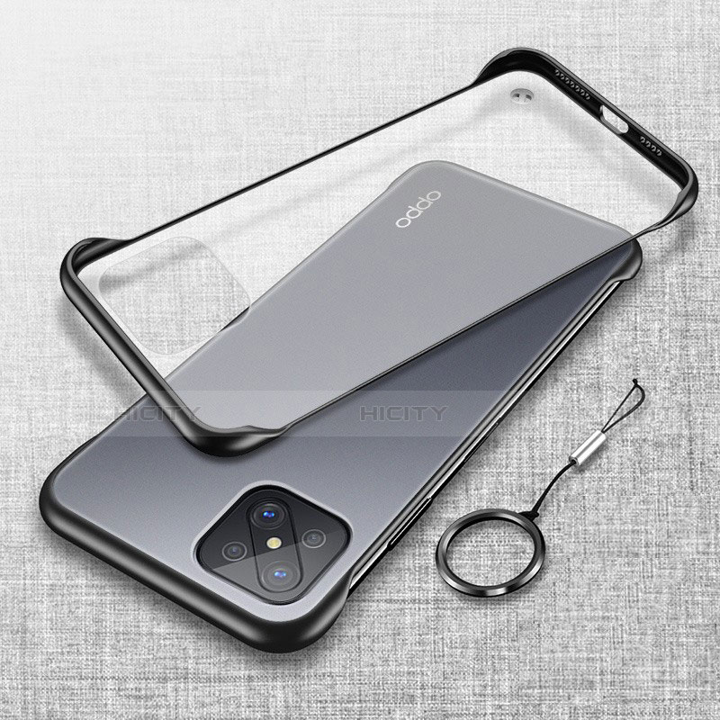 Carcasa Dura Cristal Plastico Funda Rigida Transparente H01 para Oppo Reno4 Z 5G