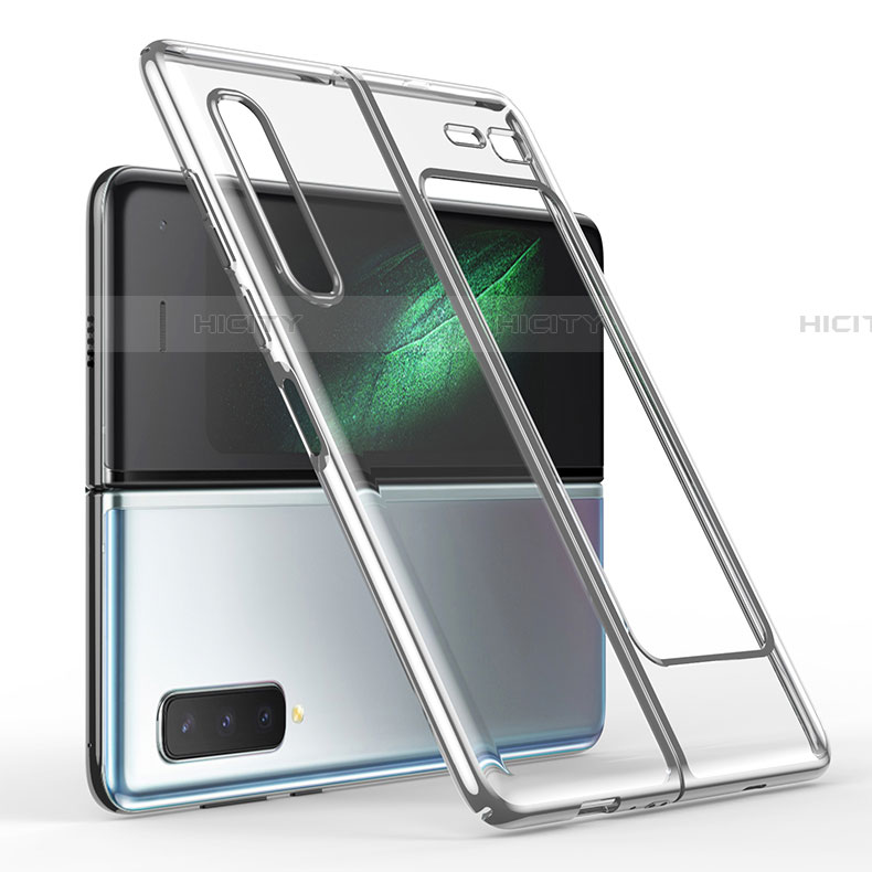 Carcasa Dura Cristal Plastico Funda Rigida Transparente H01 para Samsung Galaxy Fold