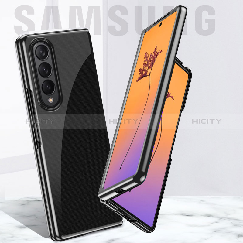Carcasa Dura Cristal Plastico Funda Rigida Transparente H01 para Samsung Galaxy Z Fold3 5G