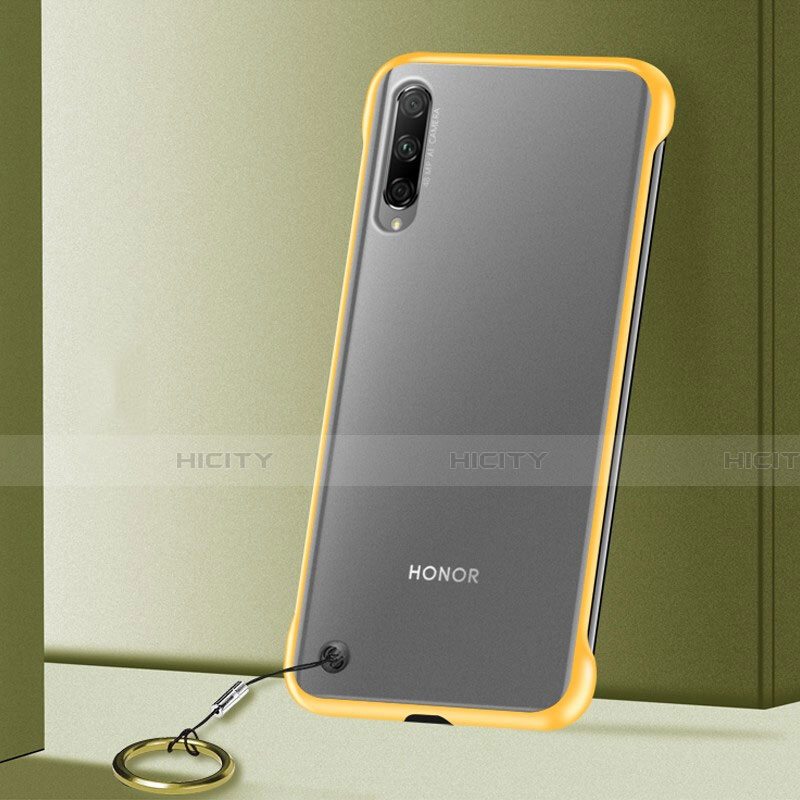 Carcasa Dura Cristal Plastico Funda Rigida Transparente H02 para Huawei Honor 9X Pro Amarillo