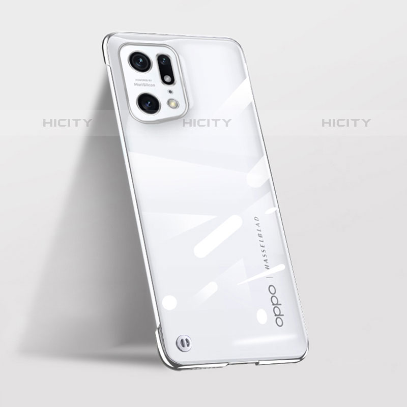 Carcasa Dura Cristal Plastico Funda Rigida Transparente H02 para Oppo Find X5 Pro 5G