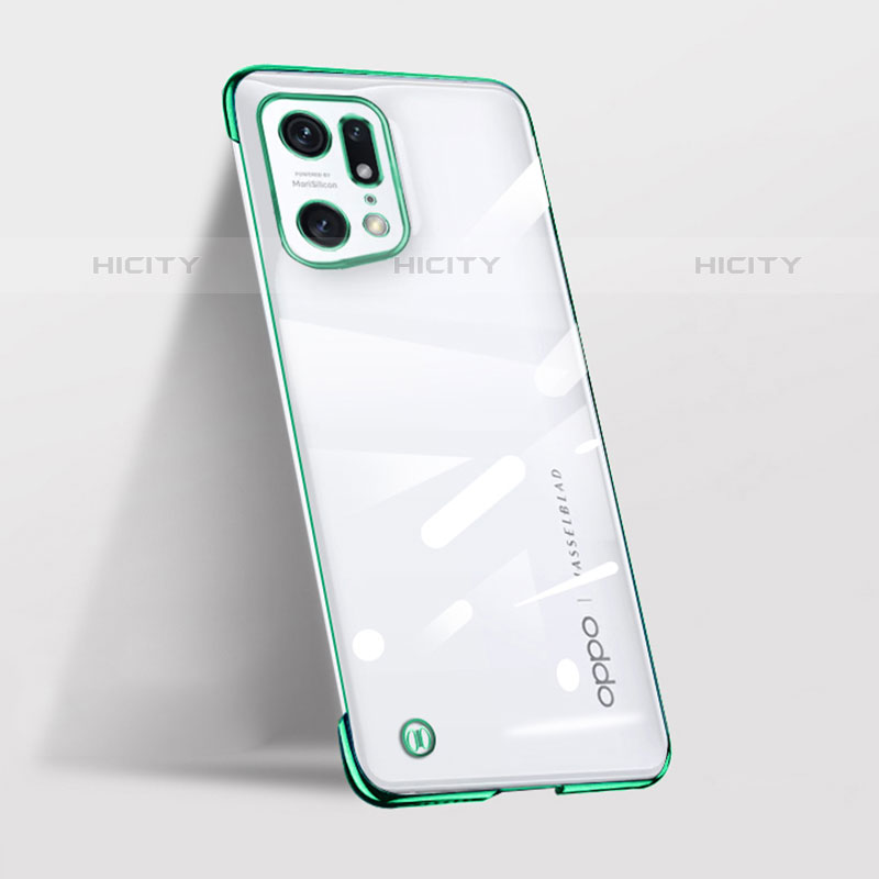 Carcasa Dura Cristal Plastico Funda Rigida Transparente H02 para Oppo Find X5 Pro 5G