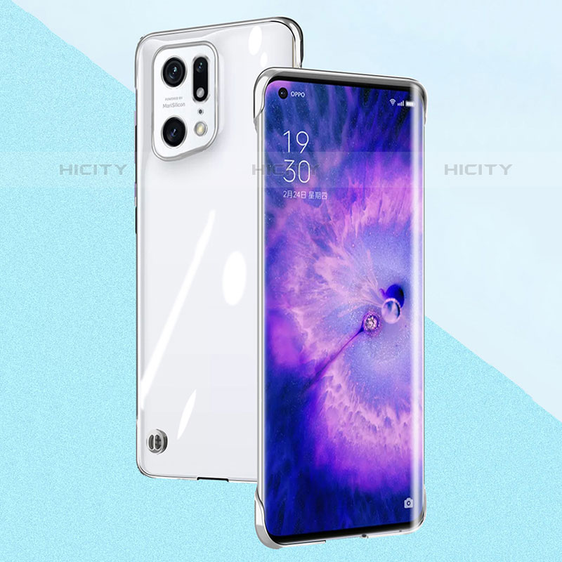 Carcasa Dura Cristal Plastico Funda Rigida Transparente H02 para Oppo Find X5 Pro 5G