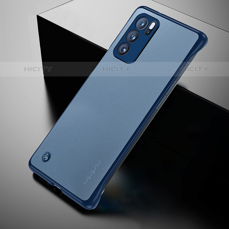 Carcasa Dura Cristal Plastico Funda Rigida Transparente H02 para Oppo Reno6 5G