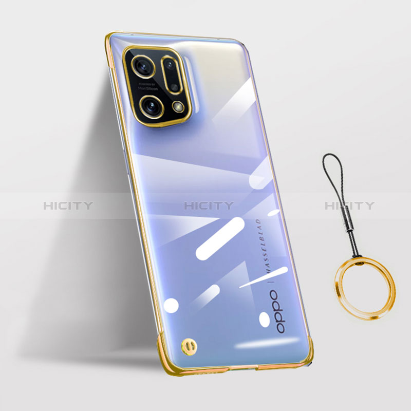 Carcasa Dura Cristal Plastico Funda Rigida Transparente H03 para Oppo Find X5 5G