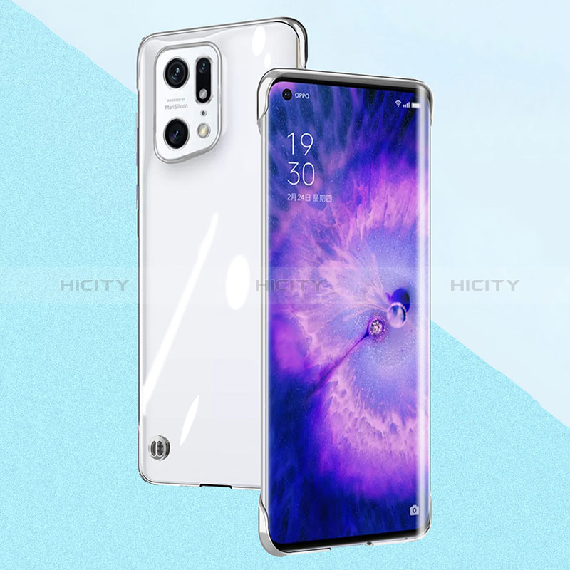 Carcasa Dura Cristal Plastico Funda Rigida Transparente H03 para Oppo Find X5 5G