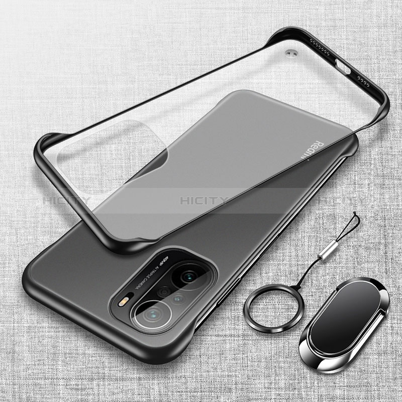 Carcasa Dura Cristal Plastico Funda Rigida Transparente H03 para Xiaomi Mi 11i 5G Negro