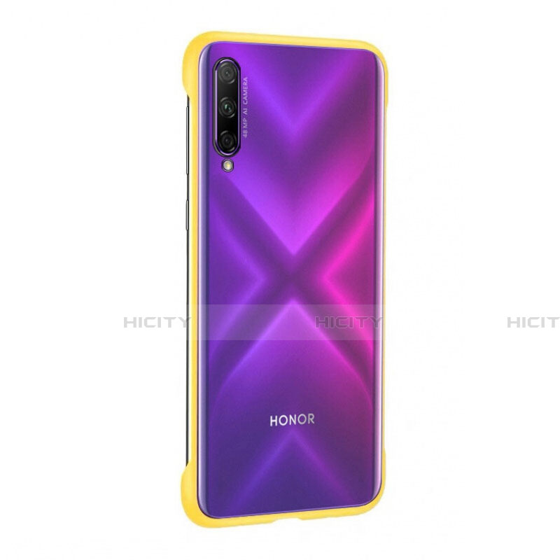 Carcasa Dura Cristal Plastico Funda Rigida Transparente H04 para Huawei Honor 9X Pro Amarillo