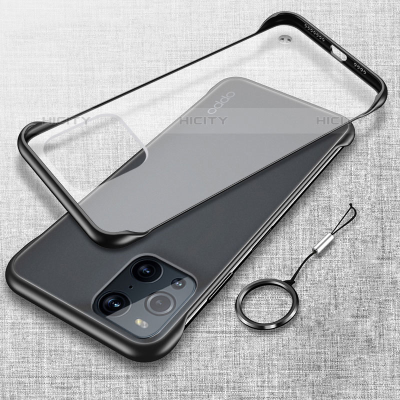 Carcasa Dura Cristal Plastico Funda Rigida Transparente H04 para Oppo Find X3 Pro 5G