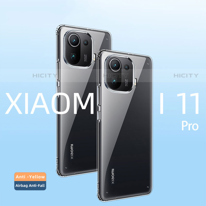 Carcasa Dura Cristal Plastico Funda Rigida Transparente H05 para Xiaomi Mi 11 Pro 5G