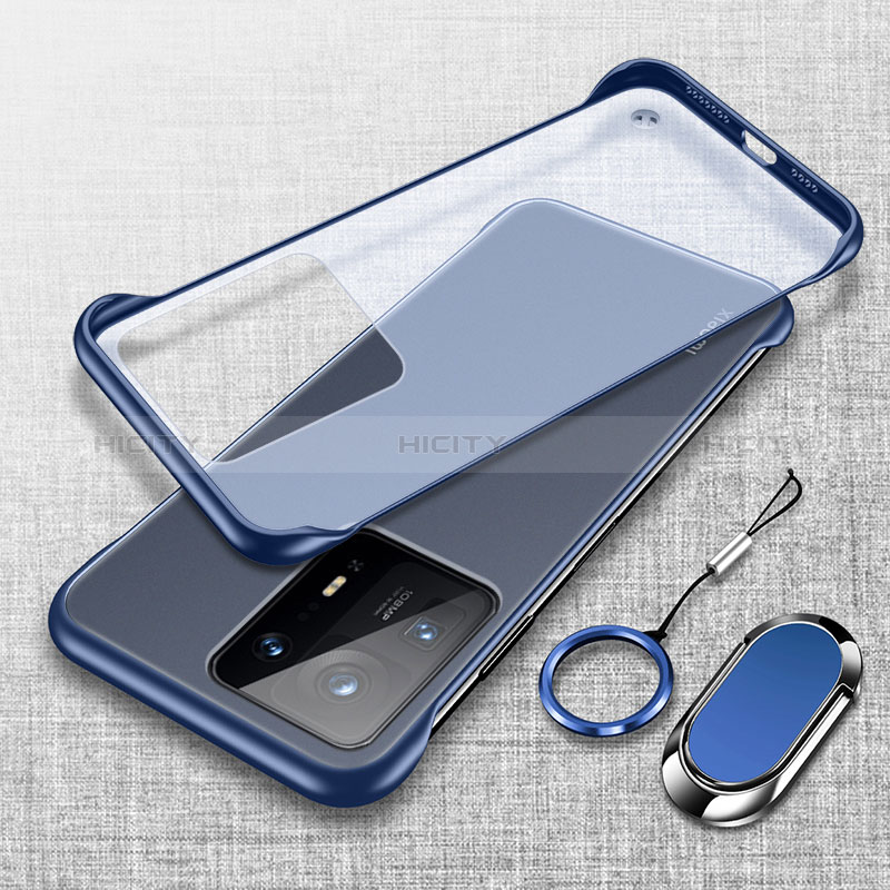 Carcasa Dura Cristal Plastico Funda Rigida Transparente H05 para Xiaomi Mi Mix 4 5G Azul