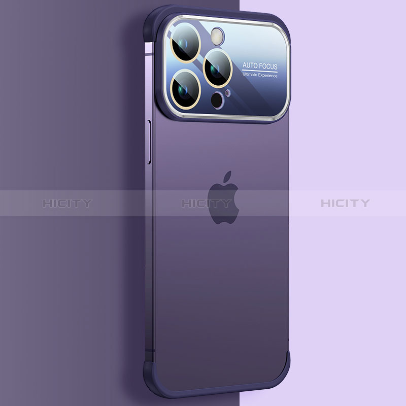 Carcasa Dura Cristal Plastico Funda Rigida Transparente QC4 para Apple iPhone 15 Pro