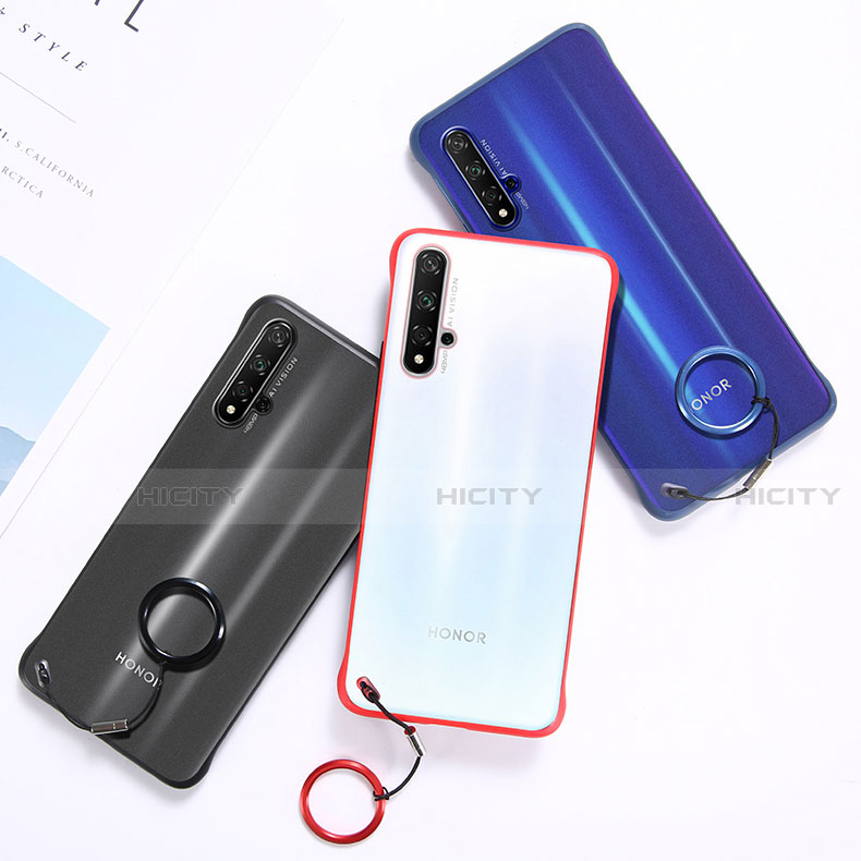 Carcasa Dura Cristal Plastico Funda Rigida Transparente S01 para Huawei Honor 20