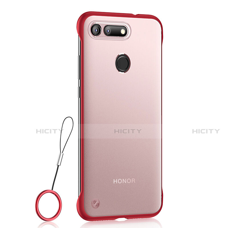 Carcasa Dura Cristal Plastico Funda Rigida Transparente S01 para Huawei Honor V20