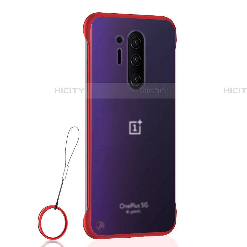 Carcasa Dura Cristal Plastico Funda Rigida Transparente S01 para OnePlus 8 Pro