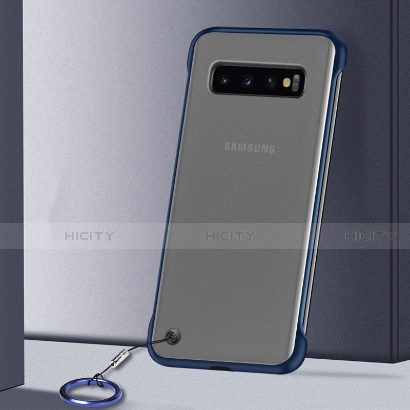 Carcasa Dura Cristal Plastico Funda Rigida Transparente S01 para Samsung Galaxy S10 Plus