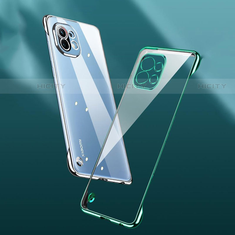 Carcasa Dura Cristal Plastico Funda Rigida Transparente S01 para Xiaomi Mi 11 Lite 4G