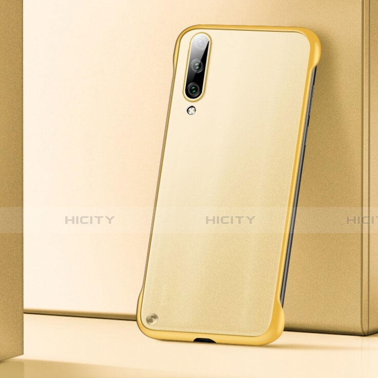 Carcasa Dura Cristal Plastico Funda Rigida Transparente S02 para Xiaomi Mi A3 Amarillo