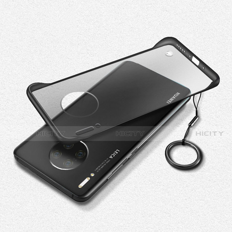 Carcasa Dura Cristal Plastico Funda Rigida Transparente S03 para Huawei Mate 30 Pro 5G Negro