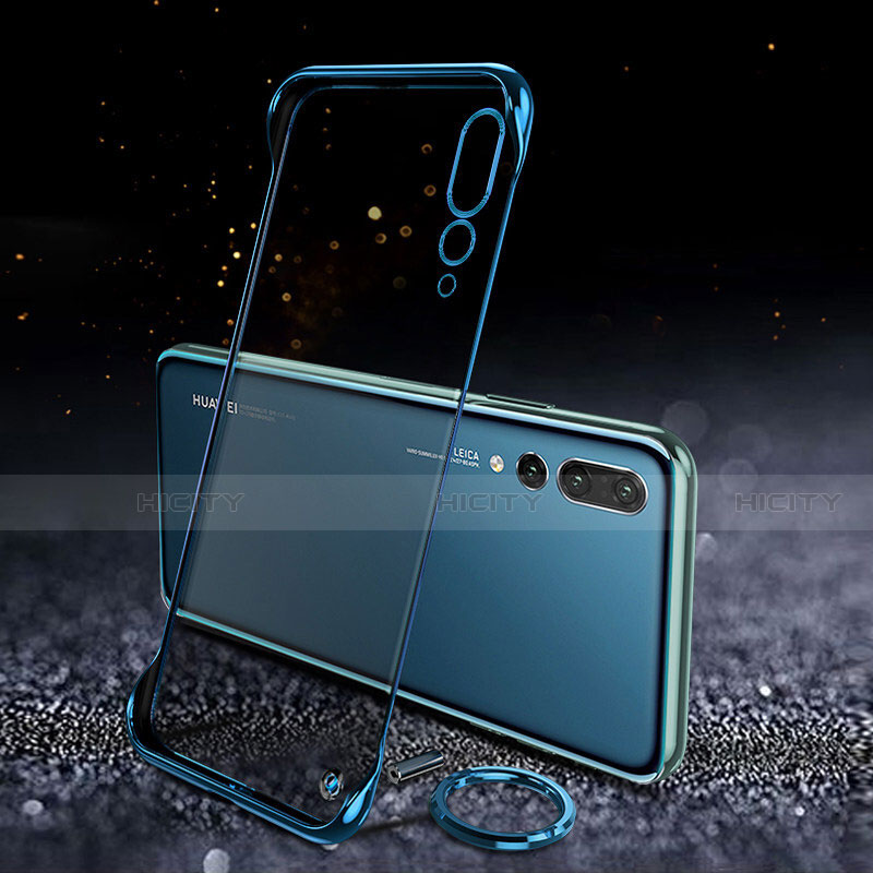 Carcasa Dura Cristal Plastico Funda Rigida Transparente S04 para Huawei P20 Pro