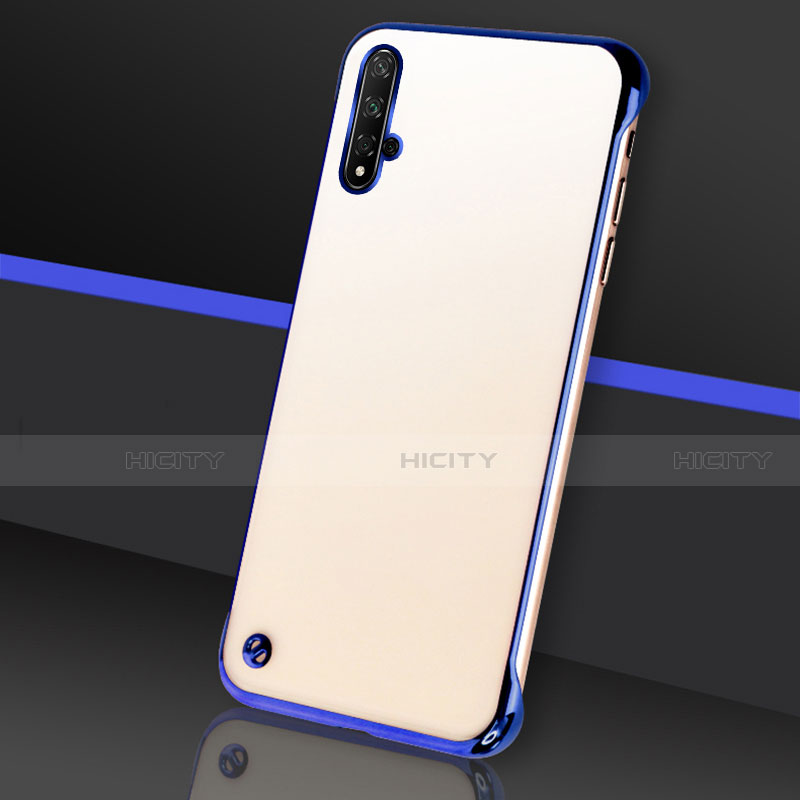Carcasa Dura Cristal Plastico Funda Rigida Transparente S05 para Huawei Nova 5 Pro Azul
