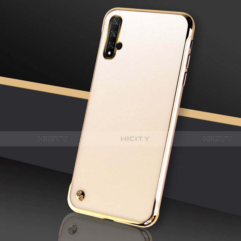 Carcasa Dura Cristal Plastico Funda Rigida Transparente S05 para Huawei Nova 5 Pro Oro