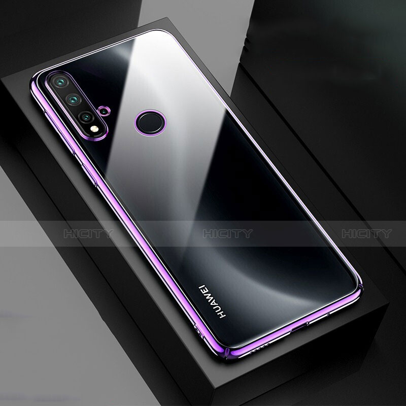 Carcasa Dura Cristal Plastico Funda Rigida Transparente S05 para Huawei P20 Lite (2019)