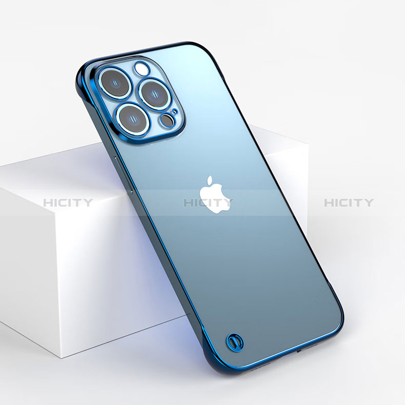 Carcasa Dura Cristal Plastico Funda Rigida Transparente WT1 para Apple iPhone 15 Pro