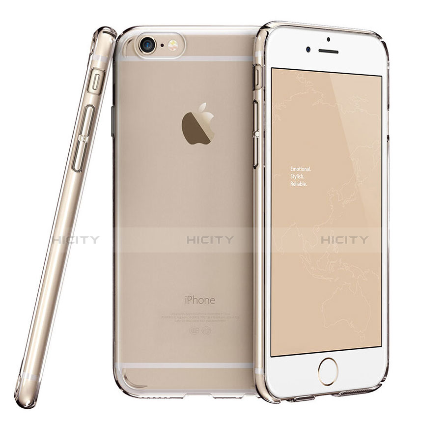 Carcasa Dura Cristal Plastico Rigida Transparente C01 para Apple iPhone 6 Claro