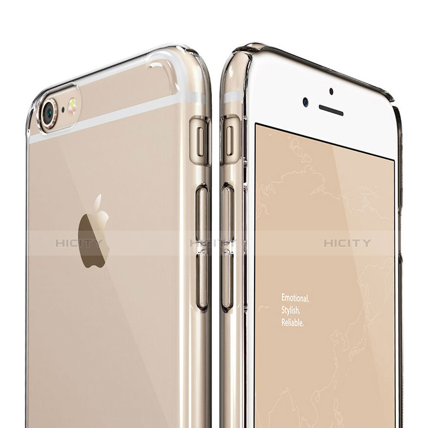 Carcasa Dura Cristal Plastico Rigida Transparente C01 para Apple iPhone 6 Claro