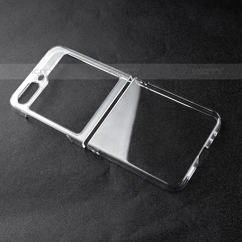 Carcasa Dura Cristal Plastico Rigida Transparente para Samsung Galaxy Z Flip5 5G Claro