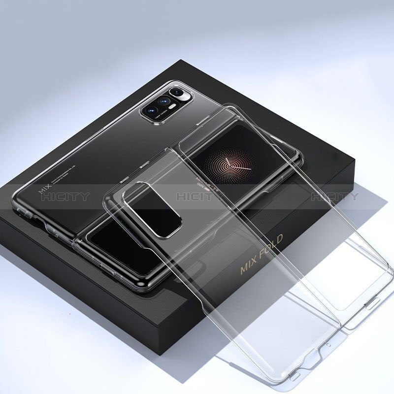 Carcasa Dura Cristal Plastico Rigida Transparente para Xiaomi Mix Fold 5G Claro