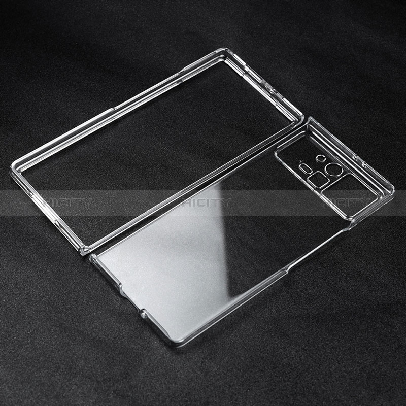 Carcasa Dura Cristal Plastico Rigida Transparente T02 para Xiaomi Mix Fold 2 5G Claro