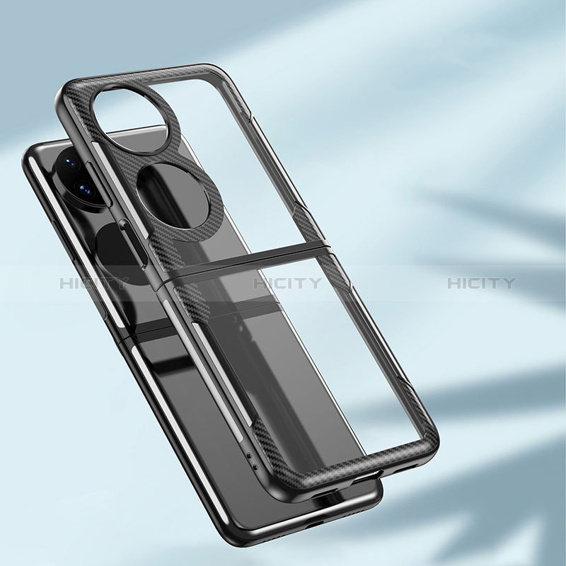 Carcasa Dura Cristal Plastico Rigida Transparente Z01L para Huawei P50 Pocket