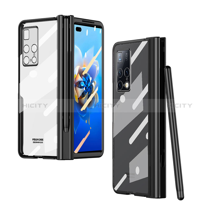 Carcasa Dura Cristal Plastico Rigida Transparente ZL2 para Huawei Mate X2 Negro