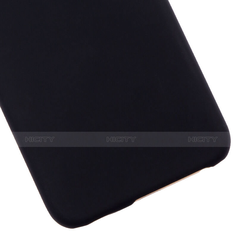 Carcasa Dura Plastico Rigida Mate con Agujero para Apple iPhone 6 Plus Negro