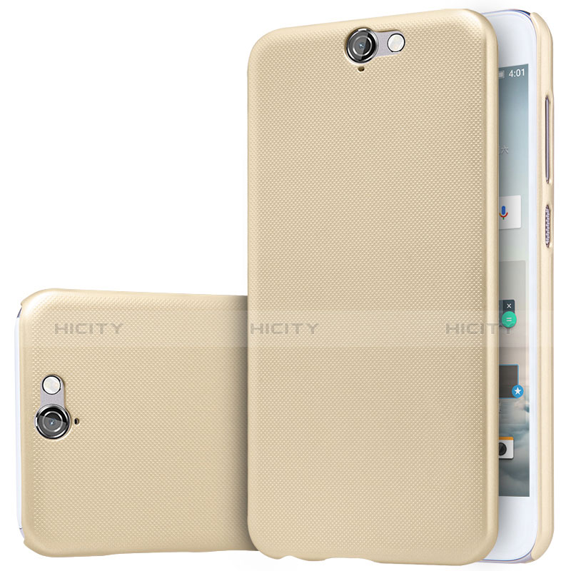 Carcasa Dura Plastico Rigida Mate M01 para HTC One A9 Oro